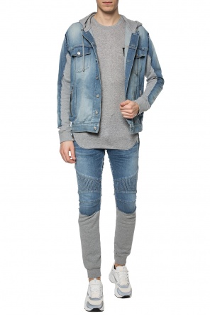 Sweatpants with jeans effect, zdjęcie 2 Sweatpants with jeans effect od Balmain